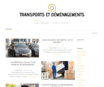 Transports-Demenagements.com(Transports) Screenshot