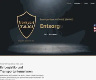 Transporttaxiberlin.de(Entsorgung, Entrümpelung, Auflösungen, Transport in Berlin) Screenshot