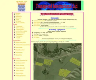 Transpread.com(TRANSPREAD GROUP Index) Screenshot