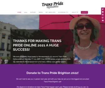 Transpridebrighton.org(Trans Pride Brighton) Screenshot