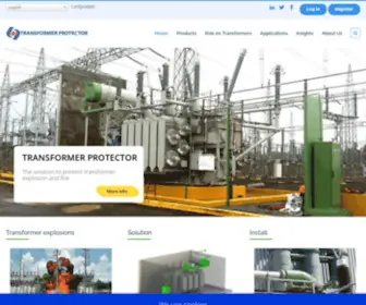 Transproco.com(Transformer Protector Corp) Screenshot