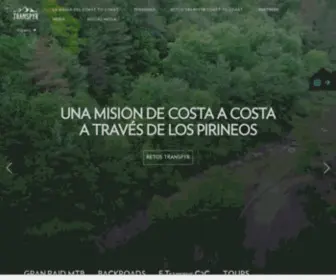 Transpyr.com(Carrera de mountain bike a través de los Pirineos) Screenshot