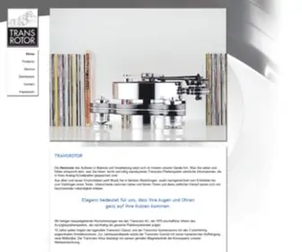 Transrotor.de(Schallplatten) Screenshot