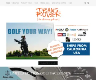 Transrover.com(Golf Push Cart) Screenshot