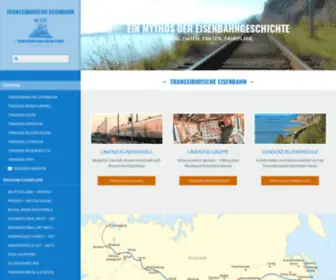 Transsibirische-Eisenbahn.de(Die Transsibirische Eisenbahn) Screenshot