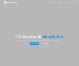 Transsource.net(Transactions Simplified) Screenshot