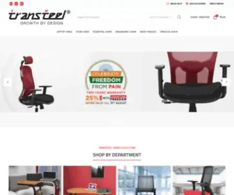 Transteel.com(Transteel Seating Technologies Pvt Ltd) Screenshot