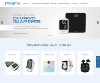 Transtekcorp.com(Remote Patient Monitoring & Home Medical Supply Company) Screenshot