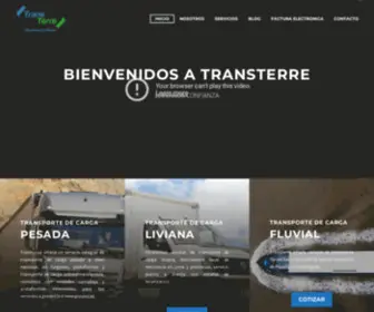 Transterre.com(Inicio) Screenshot