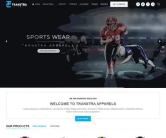 Transtraa.com(Transtra Apparels) Screenshot