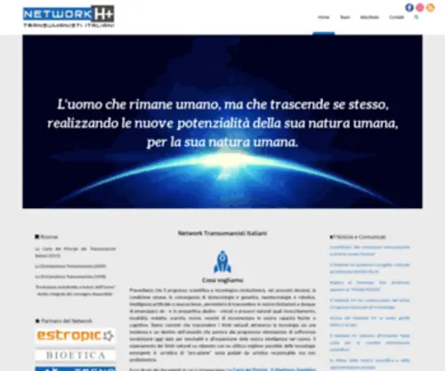 Transumanisti.org(Network H) Screenshot