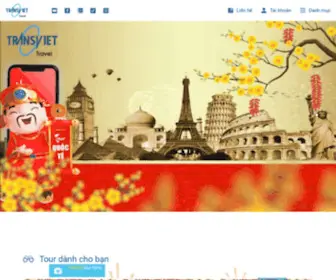 Transviet.com.vn(TransViet Travel) Screenshot