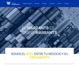 Transwarrants.cl(Control de inventarios para la obtención de financiamiento) Screenshot