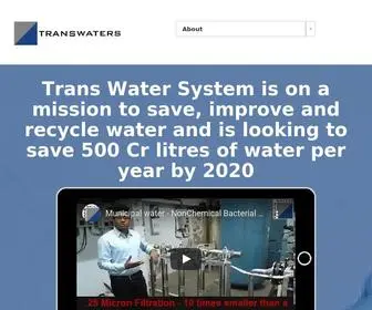 Transwaters.com(Transwaters) Screenshot