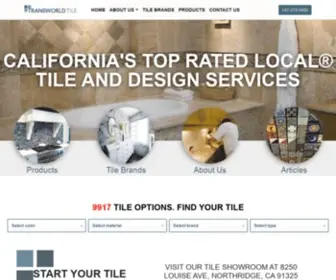 Transworldtile.com(Tile store) Screenshot