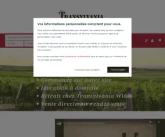 Transylvania-Wines.com(Transylvania Wines) Screenshot