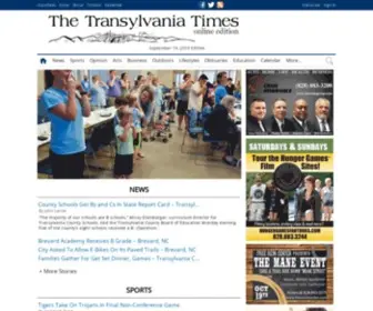 Transylvaniatimes.com(The Transylvania Times) Screenshot
