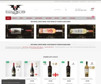 Transylvaniawine.co.uk(Transylvania Wine LTD) Screenshot