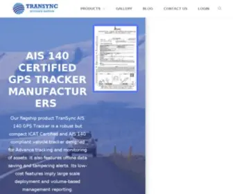 Transync.in(Our flagship product TranSync AIS 140 compliant GPS Tracker) Screenshot