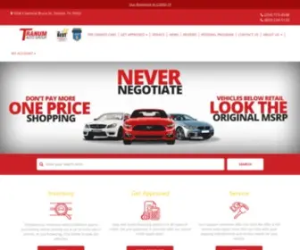 Tranumauto.com(Tranum Auto Group) Screenshot