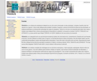 Tranus.com(TRANUS) Screenshot