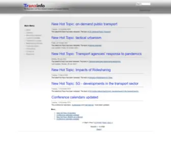 Tranzinfo.org(Tranzinfo) Screenshot