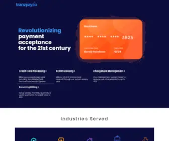 Tranzpay.io(Home) Screenshot