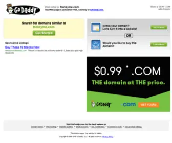 Tranzyme.com(Home) Screenshot