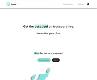 Trapar.co.uk(All-in-one Mobility as a Service platform) Screenshot