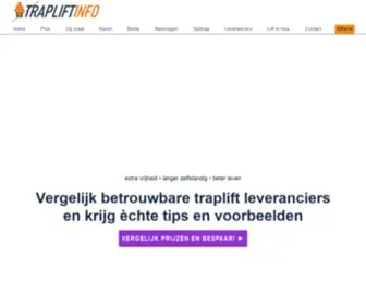 Trapliftinfo.nl(Kosten en mogelijkheden) Screenshot