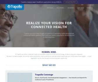 Trapollo.com(Connected Healthcare Technology & Telehealth Solutions) Screenshot