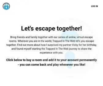 Trappedintheweb.com(Trapped in the Web) Screenshot