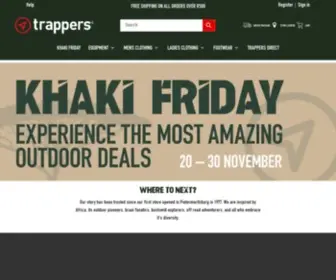 Trappers.co.za(Trappers) Screenshot