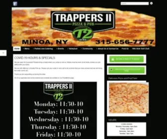 Trappers2Pizza.com(Trappers II Pizza & Pub) Screenshot