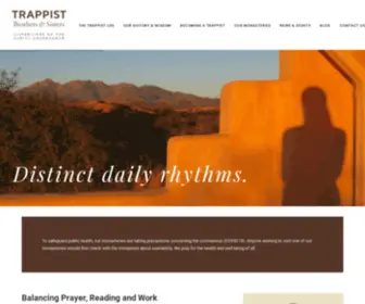 Trappists.org(Learn more about the Trappists) Screenshot