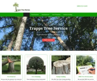 Trappstreeservice.com(Trapps Tree Service) Screenshot