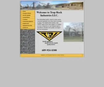 Traprock.com(Trap Rock Industries LLC) Screenshot