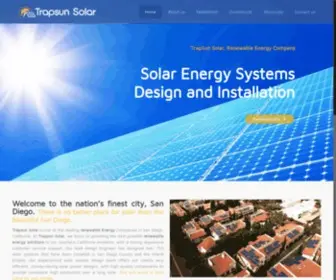 Trapsunsolar.com(Trapsun Solar) Screenshot