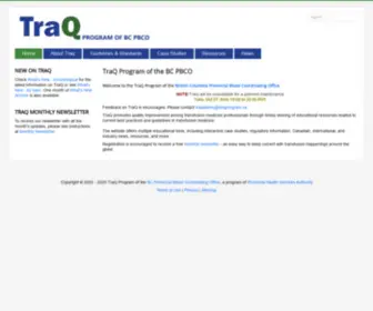 TraqProgram.ca(TraQ Program) Screenshot