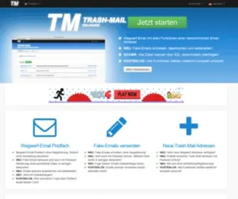 Trash-Mail.com(Wegwerf-Email von TRASH-MAIL) Screenshot
