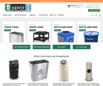 Trashcansdepot.com(Trash Can Company) Screenshot