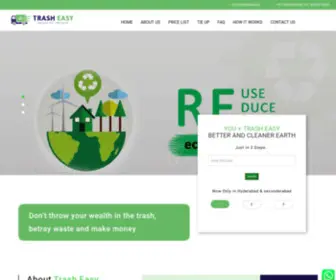 Trasheazy.com(Sell or Donate Scrap in Hyderabad and Secunderabad) Screenshot