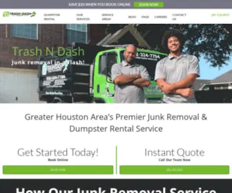 Trashndash.com(Houston) Screenshot
