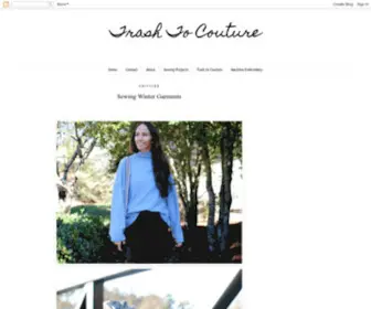 Trashtocouture.com(Trash To Couture) Screenshot