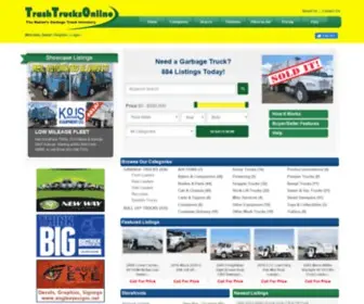 Trashtrucksonline.com Screenshot