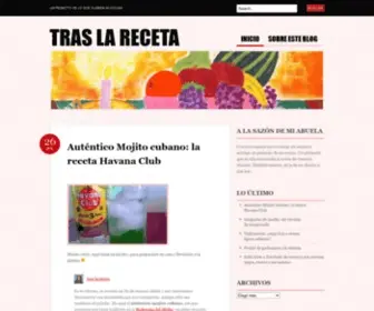 Traslareceta.com(Tras la receta) Screenshot