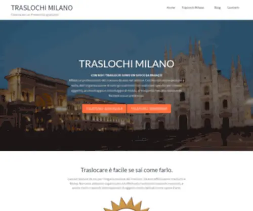 Traslochiamilano.org(Traslochi Milano) Screenshot