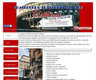 Traslochicolibazzi.com(Traslochi Roma) Screenshot