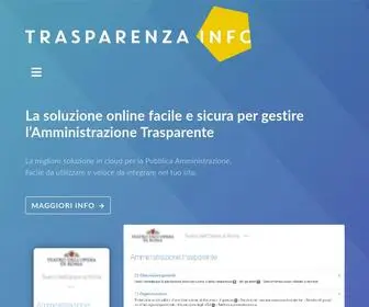 Trasparenza.info(La soluzione online facile e sicura per gestire l’Amministrazione Trasparente) Screenshot