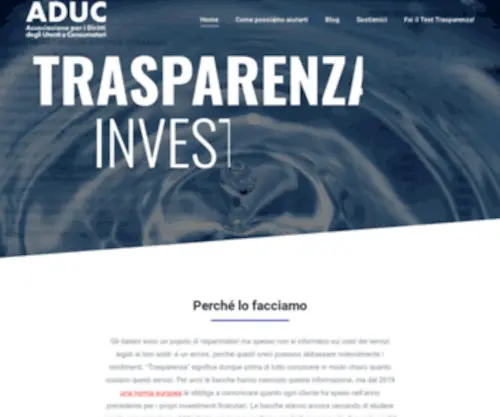 Trasparenzainvestimenti.it(Trasparenzainvestimenti) Screenshot